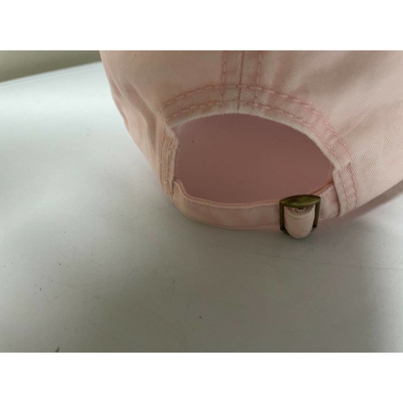 Time Tru Ladies Washed Twill Cap Pink New Rose Blush Twill Cap Pink Baseball NWT - Picture 3 of 6